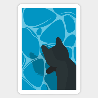 Water cat Magnet